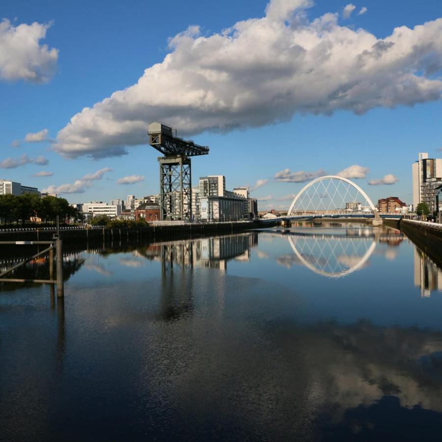 גלאזגו 1 Bedroom Flat In The Heart Of Merchant City מראה חיצוני תמונה