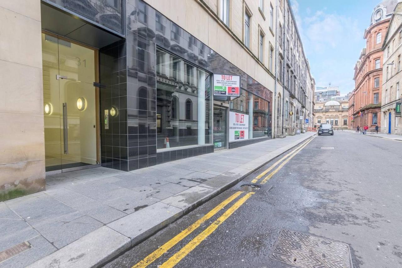 גלאזגו 1 Bedroom Flat In The Heart Of Merchant City מראה חיצוני תמונה