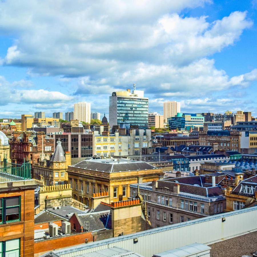 גלאזגו 1 Bedroom Flat In The Heart Of Merchant City מראה חיצוני תמונה