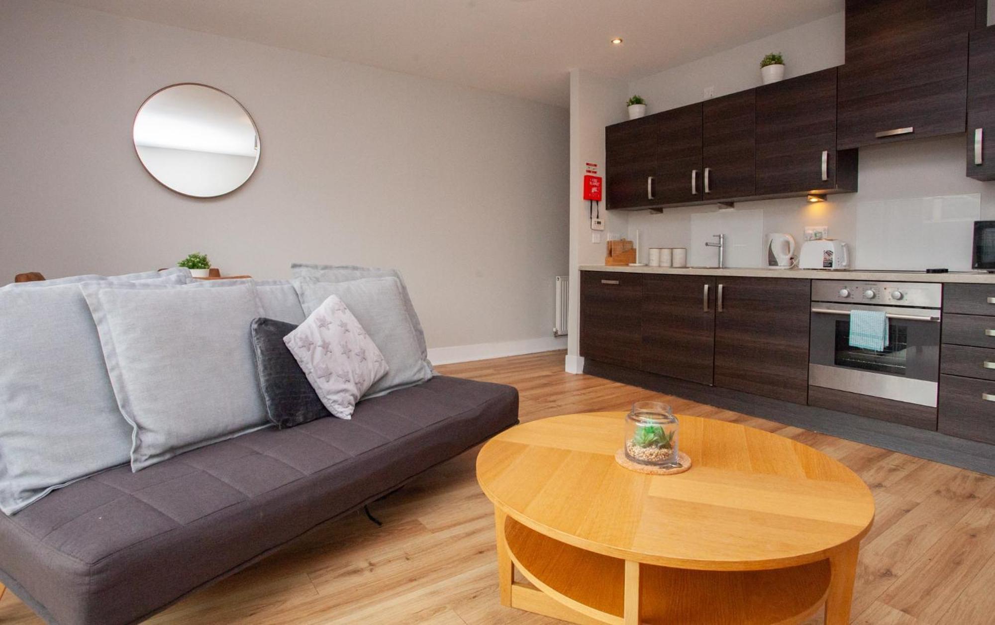 גלאזגו 1 Bedroom Flat In The Heart Of Merchant City מראה חיצוני תמונה