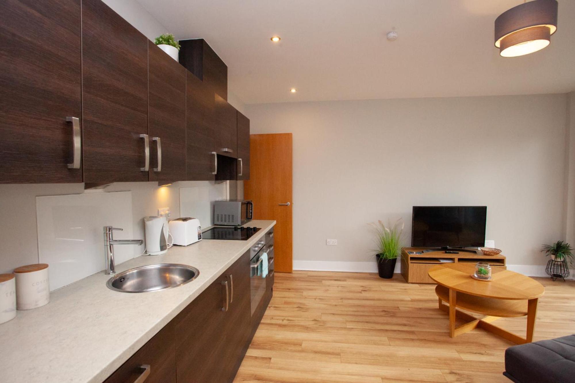 גלאזגו 1 Bedroom Flat In The Heart Of Merchant City מראה חיצוני תמונה